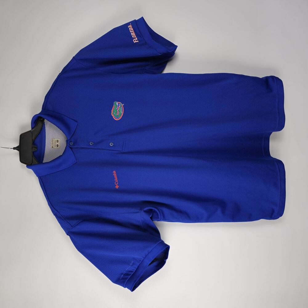 Columbia Florida Gators Polo Shirt - Men's Blue Athletic Wear